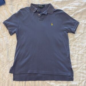 Medium Blue/Grey Soft Polo by Ralph Lauren